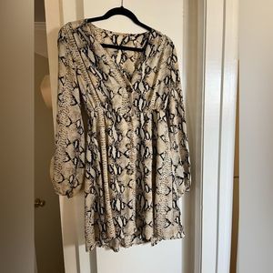 Snakeskin dress